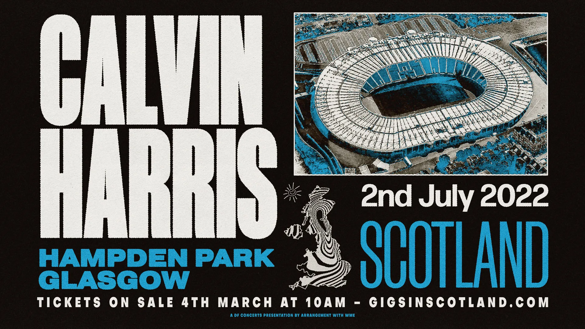 CALVIN HARRIS RETURNS TO SCOTLAND