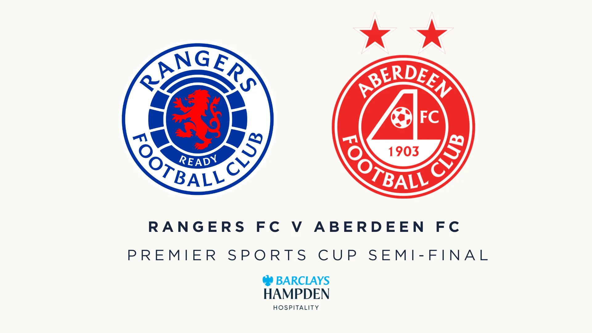 RANGERS FC V ABERDEEN FC