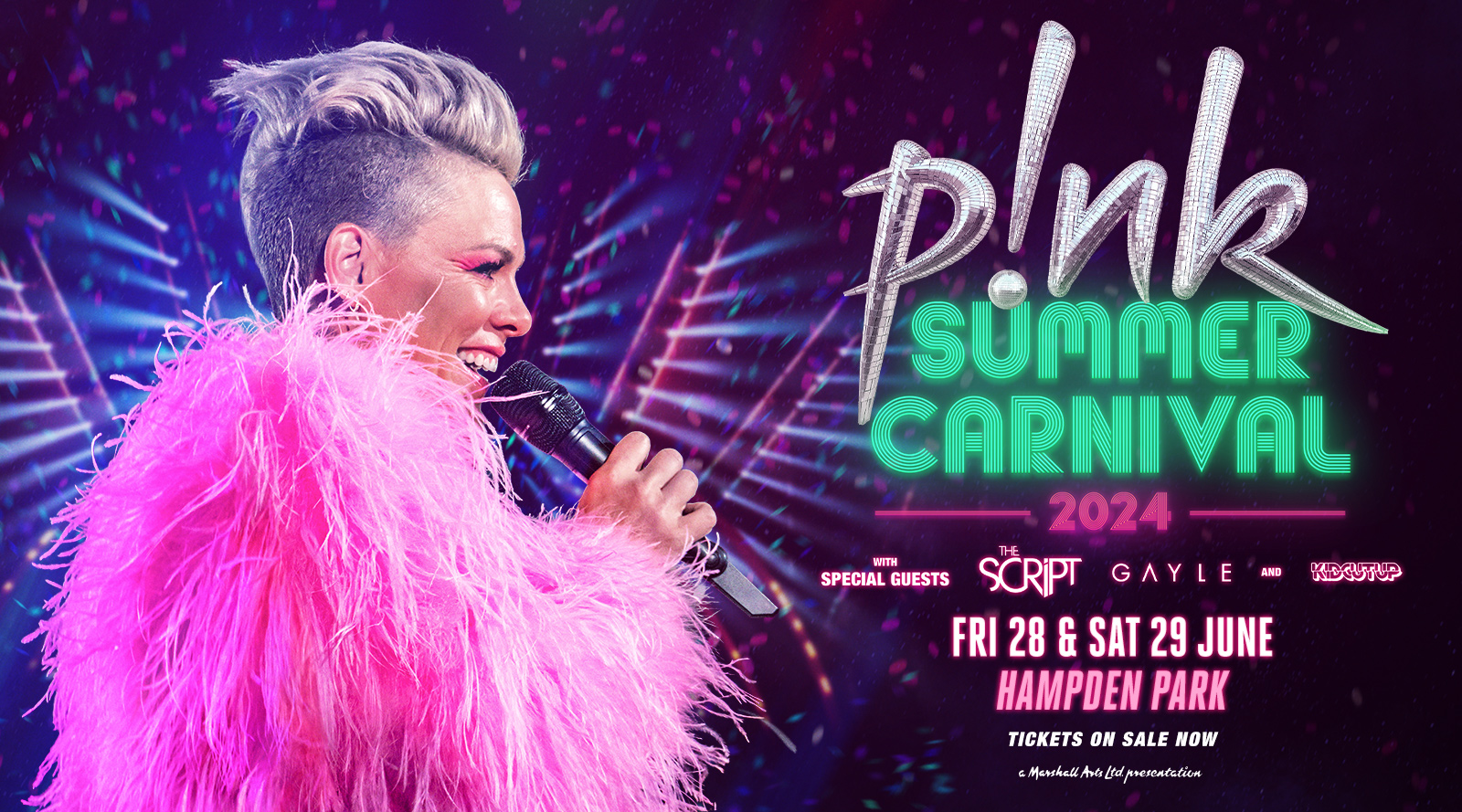 P!NK 28th June 2024 Hampden Park